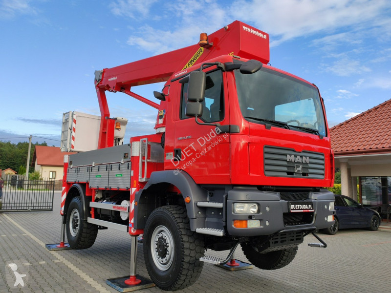 Camion MAN TGM 4x4 Zwyżka Bison Palfinger TKA...