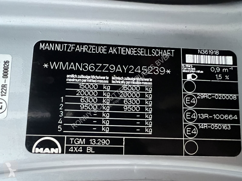 Lastbil MAN TGM 13/15.290 4X4 BL TGM 13/15.290...