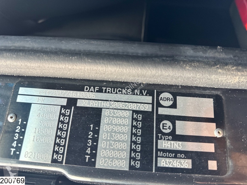 Camion DAF 530 6x4, Wood transport, Retarder,...