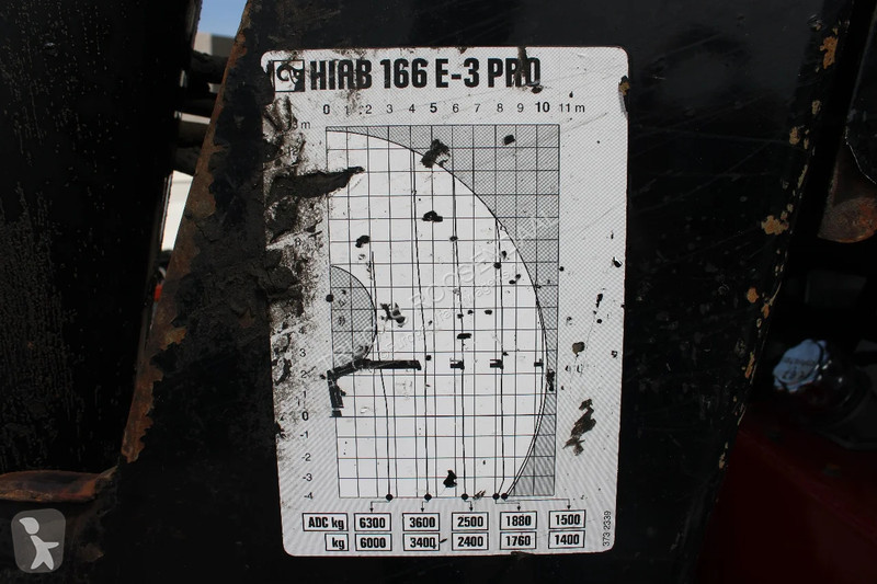 Camion Volvo 12440 +6X4+ HIAB 166E3 PRO + EURO...