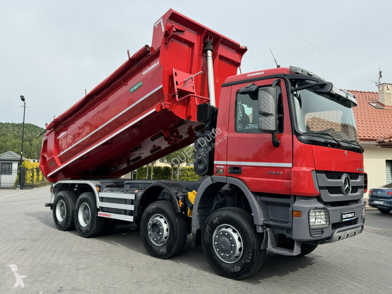 Camion Mercedes 4141 8x6 Wywrot SKIBICKI...