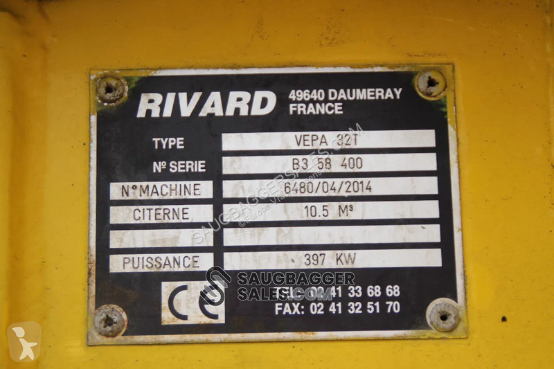 Kamion Mercedes 4148 RIVARD EXVAC Suction...