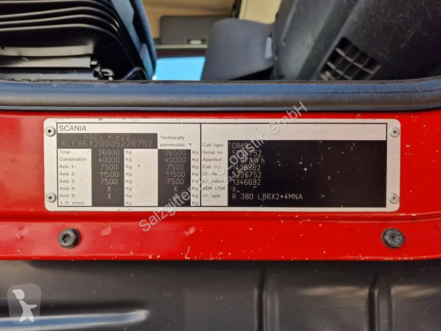 Kamion Scania R 380 B6X2*4MNA / Retarder / HIAB...