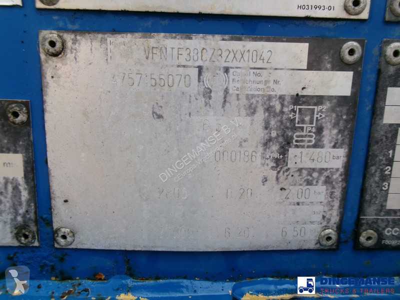 Lastbil General Trailers 3-axle container...