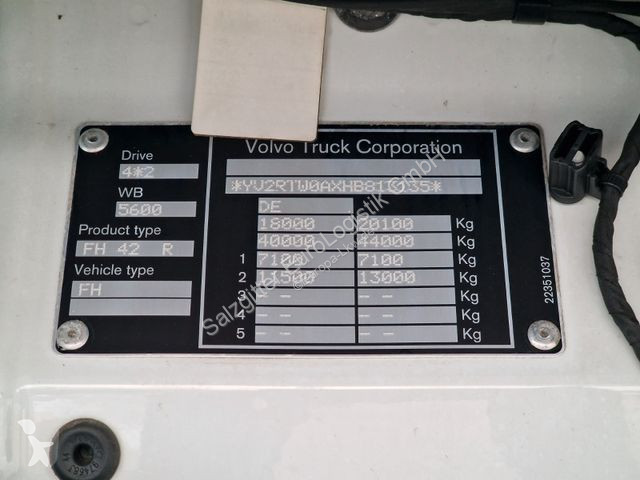 Kamion Volvo 420