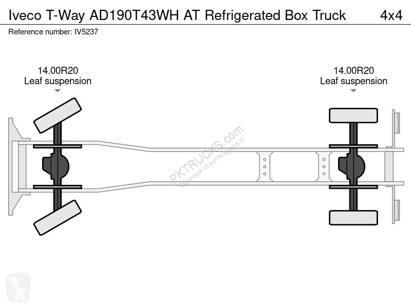 Camion Iveco T-Way AD190T43WH AT Refrigerated...