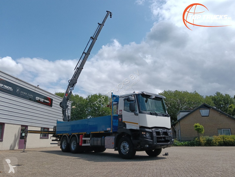 Vrachtwagen Renault C 430 6x4 -18 TM HIAB...