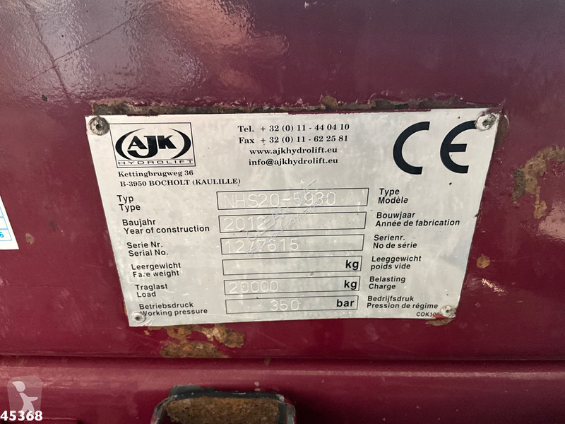 Camion Volvo AJK 20 Ton haakarmsysteem