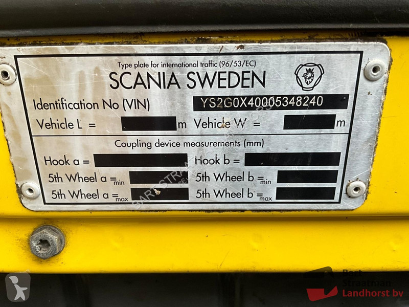 Kamion Scania 410 10x4 Euro 6 met geisoleerde...