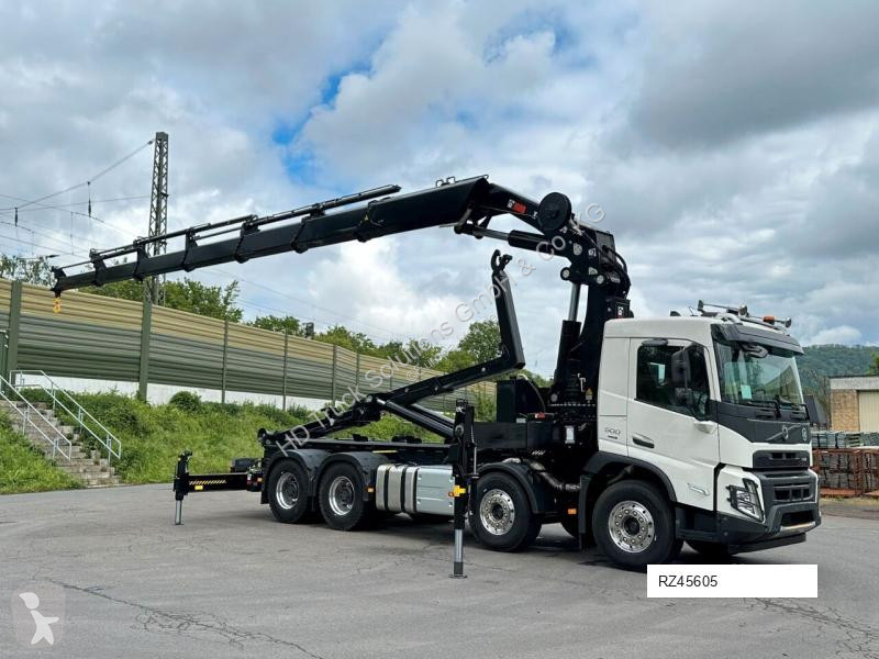 Camion Volvo FMX 500 8x4 Abrollkipper + Kran...