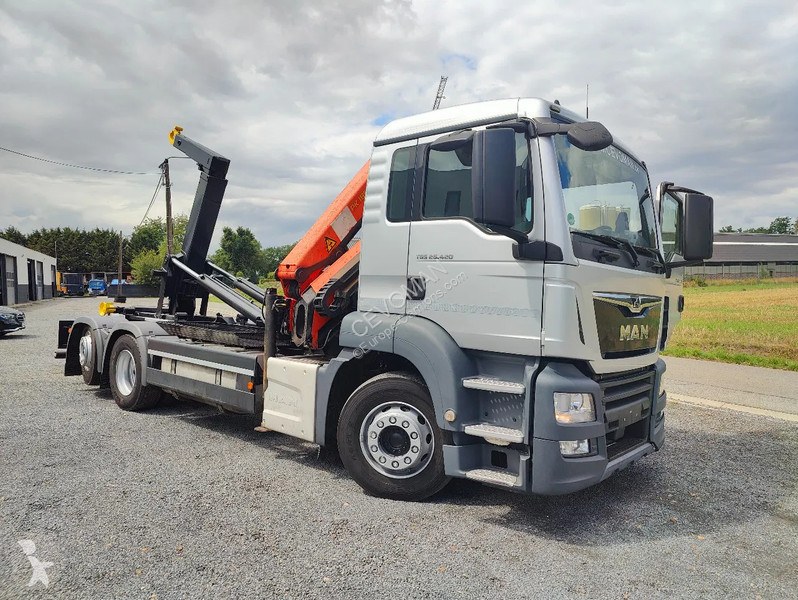 Camion MAN TGS 26420 Container / Palfinger PK18002