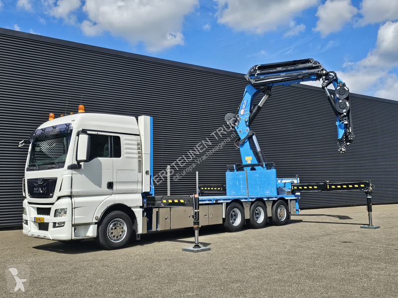 Kamion MAN 35.480 8x4-4 / HMF 85 t/m + JIB / WINCH