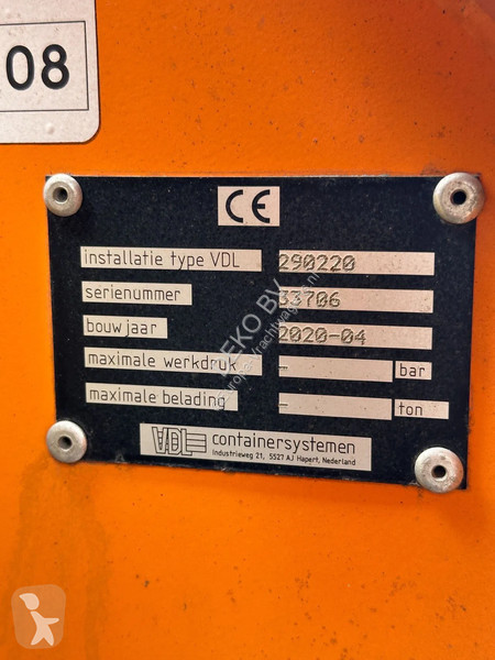 شاحنة Volvo FM 430 VDL PORTAALARM/ABSETZKIPPER...