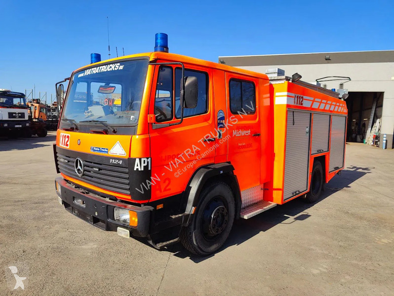 Camión Mercedes 1124 F 4x2 Feuerwehr -...