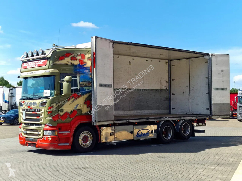 Lastbil Scania 580 V8 Topline 6x2 - Box with...