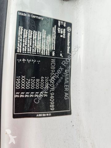 Camion Mercedes 2545 BD Twistlook, Klima, Euro...