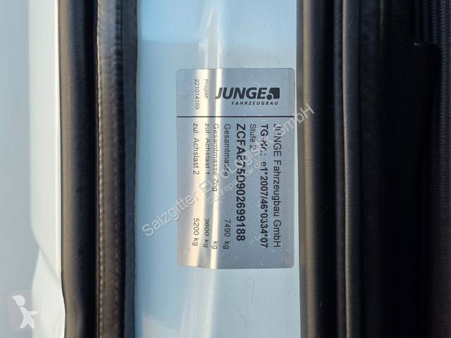Kamion Iveco 75-190 /Ladebordwand / 3 Sitzen / 6D