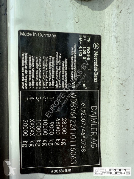 Kamion Mercedes 2658 Steel/Air - Retarder - Hub...