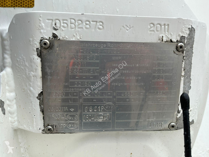 Kamion Volvo FH 500 6x2 TANK 22150 l /...
