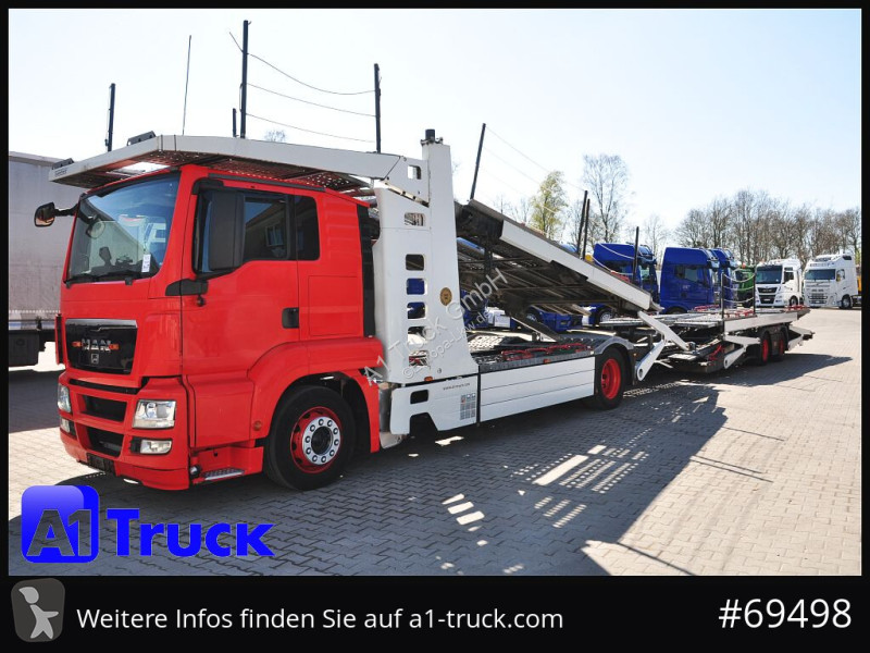 شاحنة MAN 18.400 TGX, Autotransporter Kässbohrer,