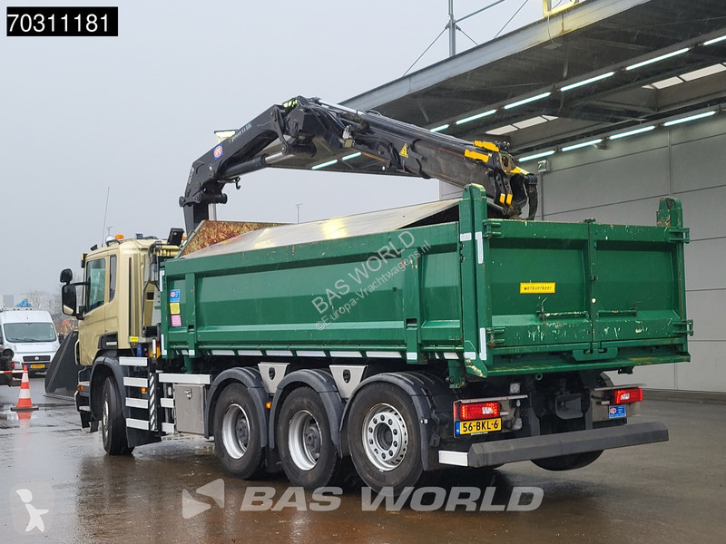 شاحنة Scania P410 P 8X4 N-Truck HMF 1800K3 Kran...