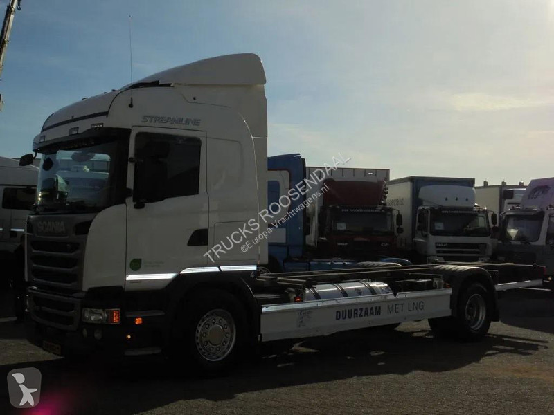 شاحنة Scania G 340 + Euro 6 + NG + Manual+BDF