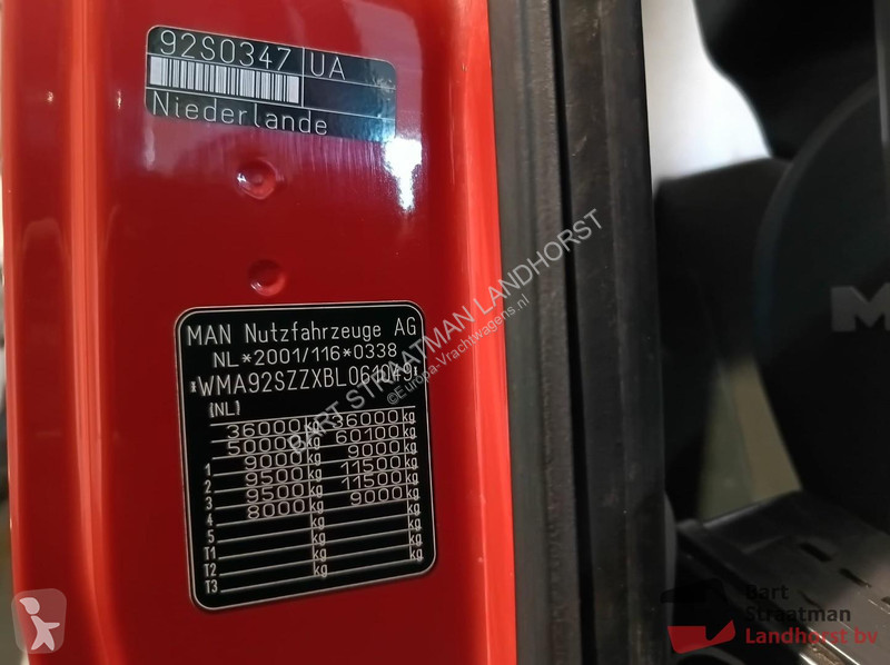 Lastbil MAN TGS 35400 8X4-4 BL EEV met 20t VDL...