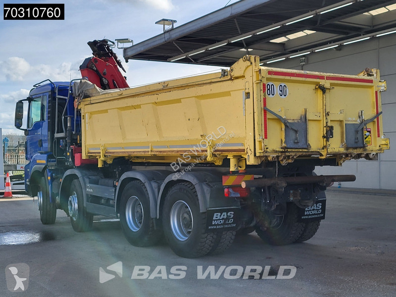 شاحنة MAN 35.480 8X4 HMF 2243-Z2 Crane Kran...