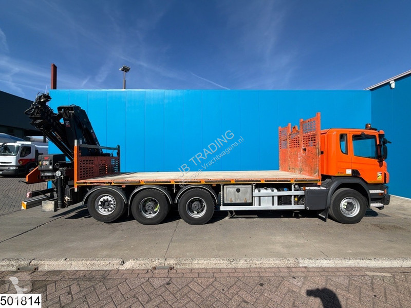 شاحنة Scania 450 8x4, EURO 6, Retarder, TO, Hiab