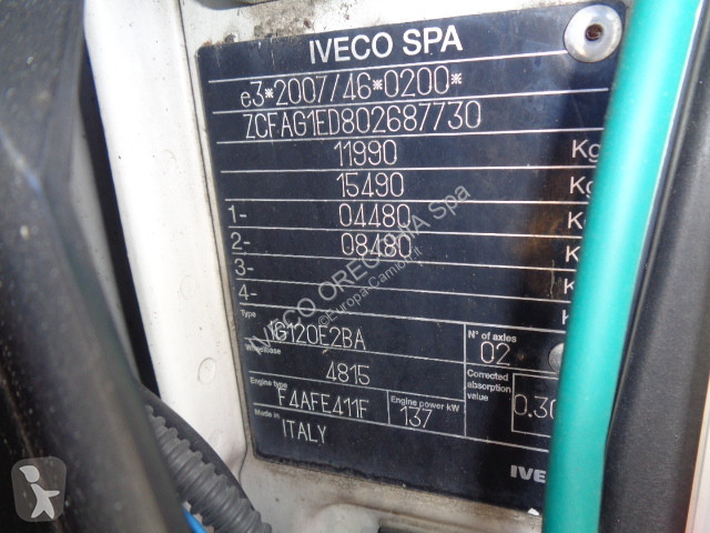Kamion Iveco EUROCARGO ML120E19/P