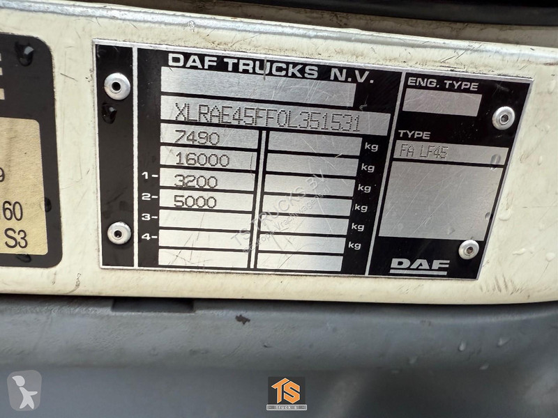 شاحنة DAF FA G08 MANUAL - EURO 5 -...