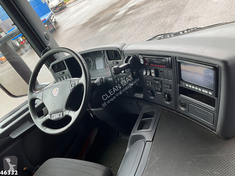 شاحنة Scania 320 HMF 14 Tonmeter Z-kraan Just...