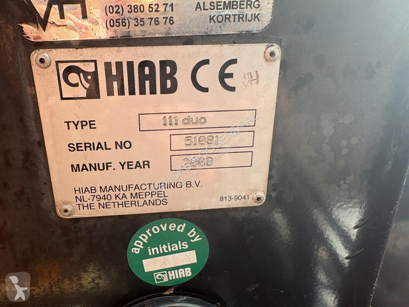 شاحنة Scania P280 + HIAB 111BS-2 DUO + 6X2 +...