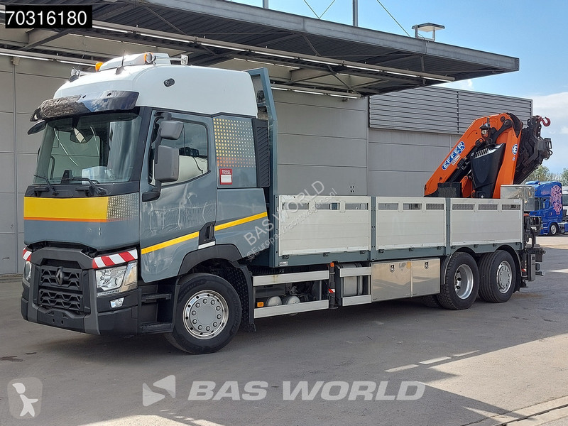 شاحنة Renault T 460 6X2 EFFER 395/5S + JIB 4S...