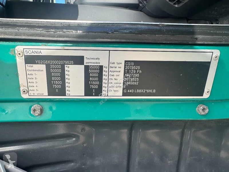شاحنة Scania G440 8X2 EURO 6 HMF 8520 + REMOTE...
