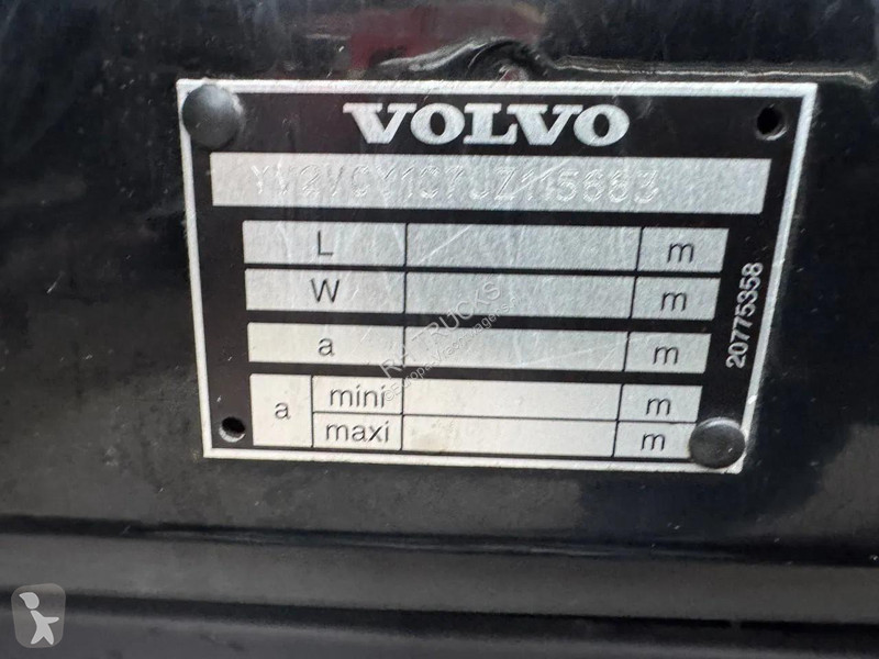 شاحنة Volvo 280 6X2 EURO 6 DHOLLANDIA 2500 KG...