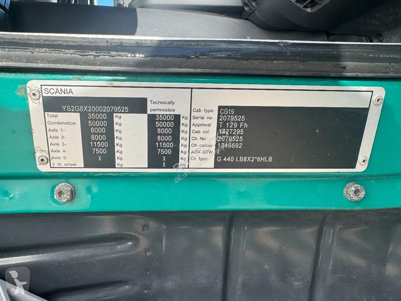 شاحنة Scania G440 8X2 EURO 6 HMF 8520 + REMOTE...