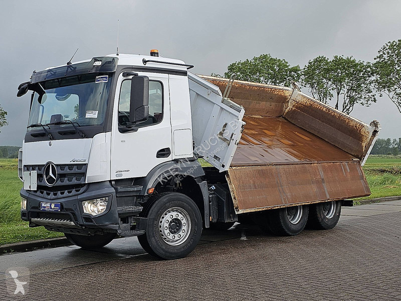 شاحنة Mercedes AROCS 2646 6X4 MEILLER BORDMAT.