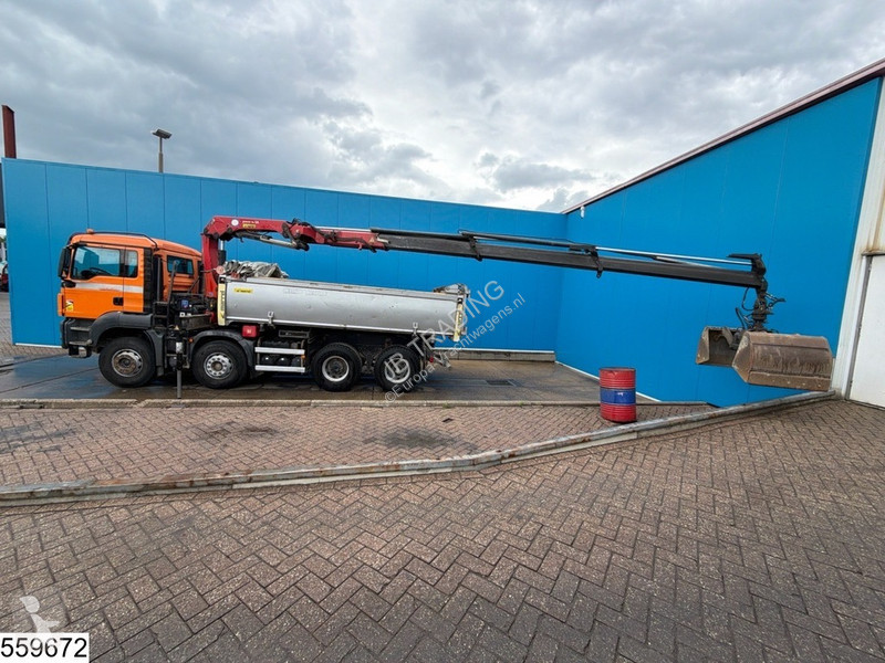 شاحنة MAN 35 400 8x4, EURO 5, HMF, Retarder,...