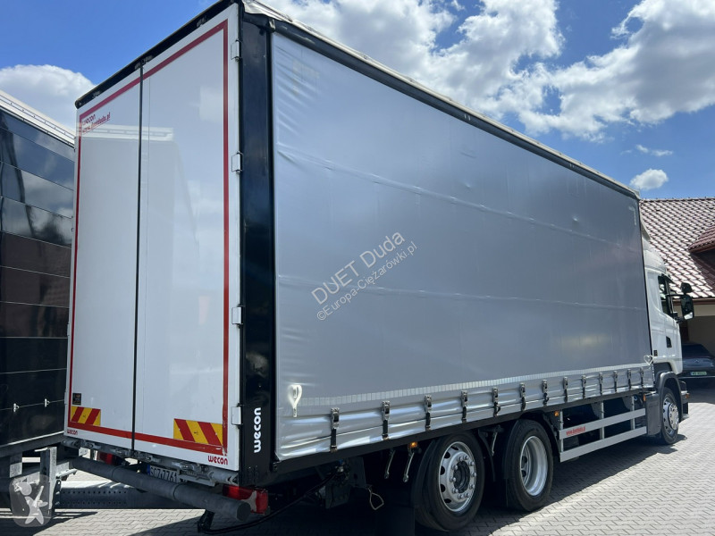 Camión Scania R410 bez EGR Zabudowy Wecon 120m...