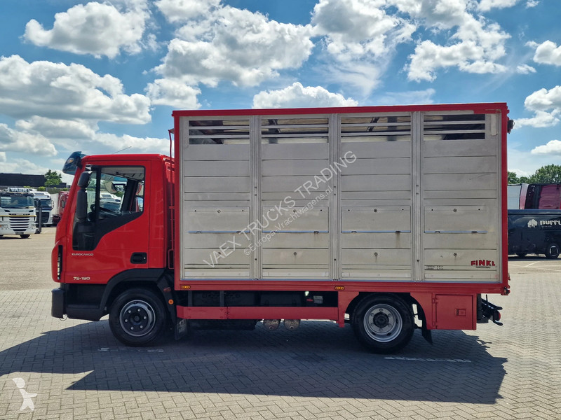 شاحنة Iveco 75.190 - Finkl Livestock 1 deck -...