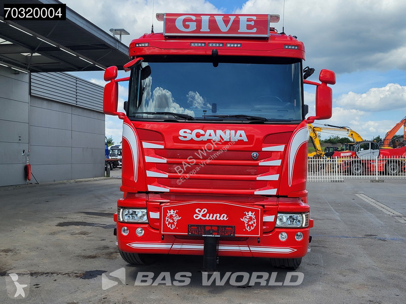 شاحنة Scania 490 8X4 EFFER 1750/8S + JIB 6S...