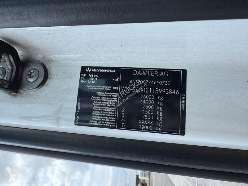 شاحنة Mercedes 2548 6X2 EURO 6 + RETARDER +...