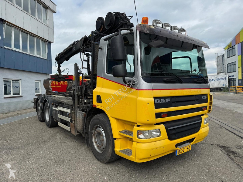 شاحنة DAF 75250 6X2 + HIAB 166 ES-3 + REMOTE +...