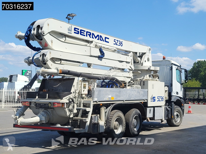 شاحنة Mercedes 3342 6X4 SERMAC 5Z36 Concrete...