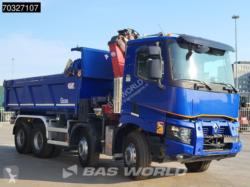 شاحنة Renault C 480 C 8X4 HMF 2243 Z-Crane...