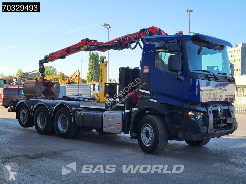 شاحنة Renault C 480 8X4 8x4 Palfinger Q170Z95TR...