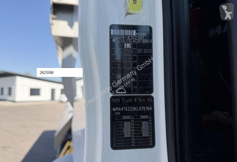 Camion MAN 591 TGS 44.500 10x4 Kippmulde /...