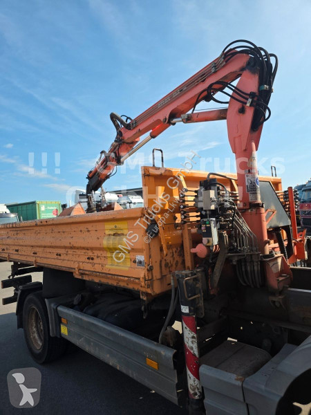 Camion Mercedes 1218 / Kipper+Kran / load...