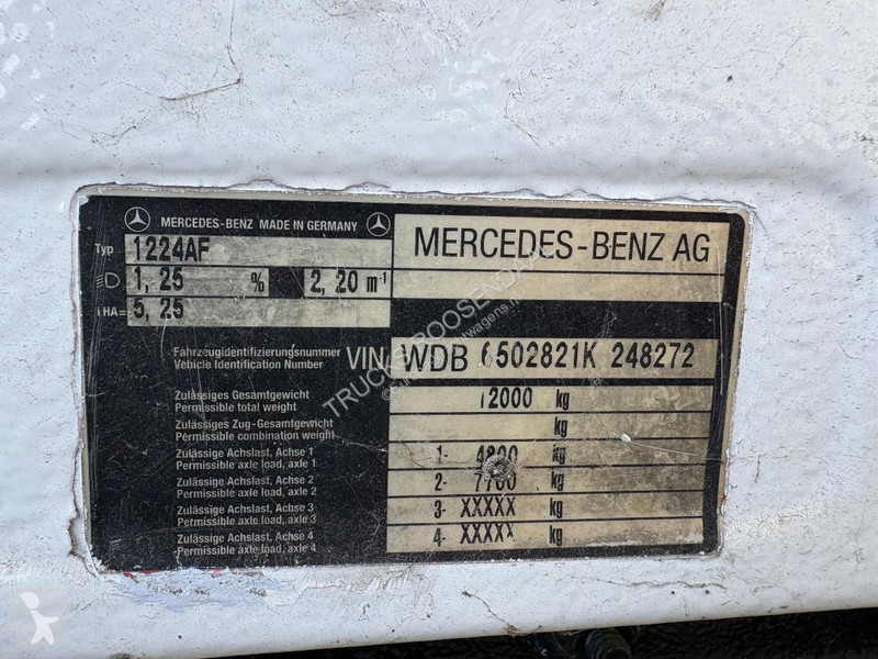 Camión Mercedes SK 1224 + 4X4 + 14173 KM + EURO...